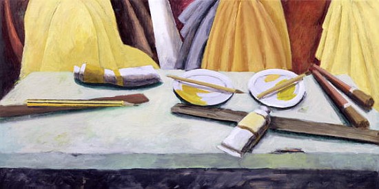 Gamboge Yellow, 2003 (oil on canvas)  od Charlotte  Moore