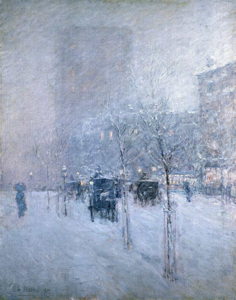 Late Afternoon, New York, Winter od Childe Hassam
