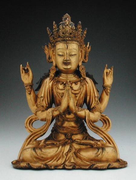 Figure of Avalokitesvara Sadaksari od Chinese School