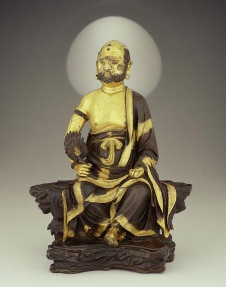 Figure of Bodhidharma, Ming Dynasty od Chinese School