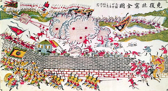 Recapture of Bac Ninh the Chinese during the Franco-Chinese War of 1885, 1885-89 od Chinese School