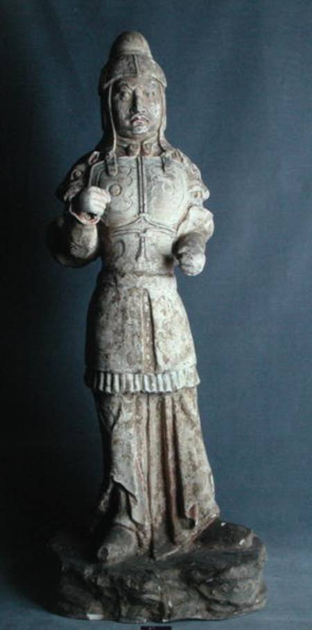 Statuette of a warrior, Tang Dynasty od Chinese School