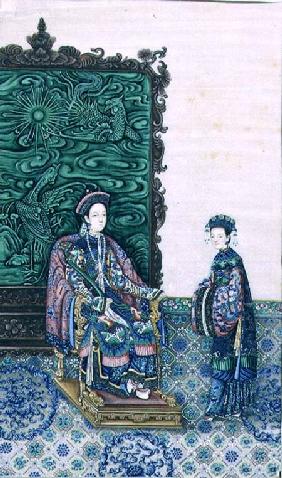 Empress Seated with a Lady