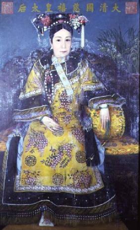 Portrait of the Empress Dowager Cixi (1835-1908)