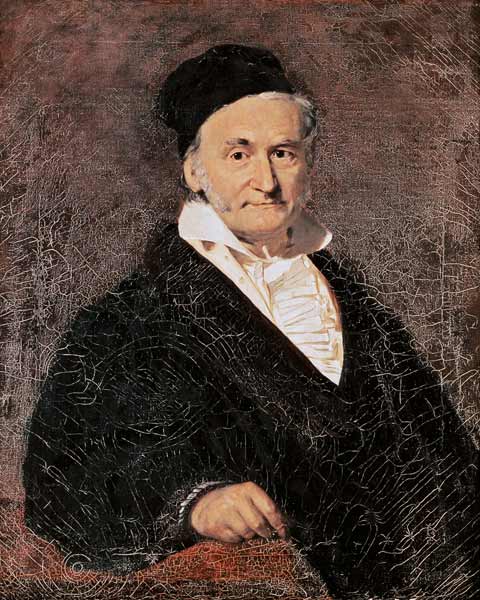 Gauss , Portrait od Christian Albrecht Jensen