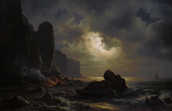 Coast of Heligoland. od Christian E.B. Morgenstern
