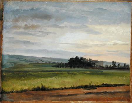 A Cornfield near Dresden od Christian Friedrich Gille