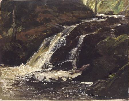 Waterfall od Christian Friedrich Gille