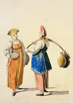 Marktfrauen III. od Christian Gottfried Geissler