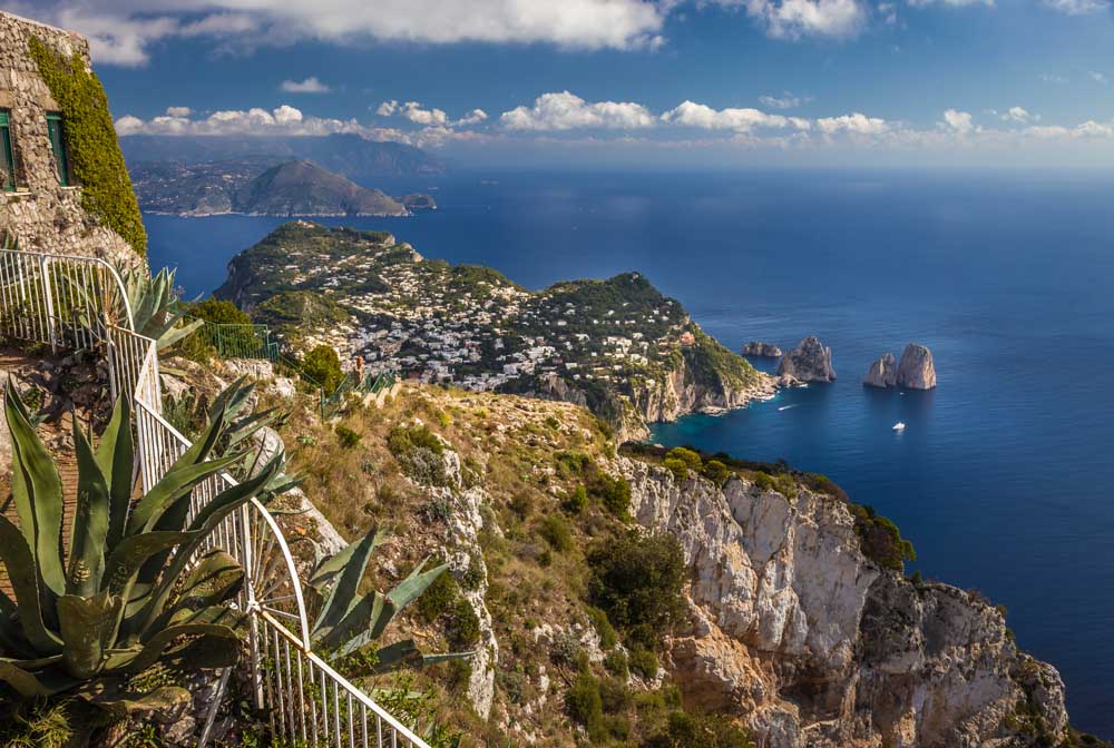 View from Monte Solaro to Capri od Christian Müringer