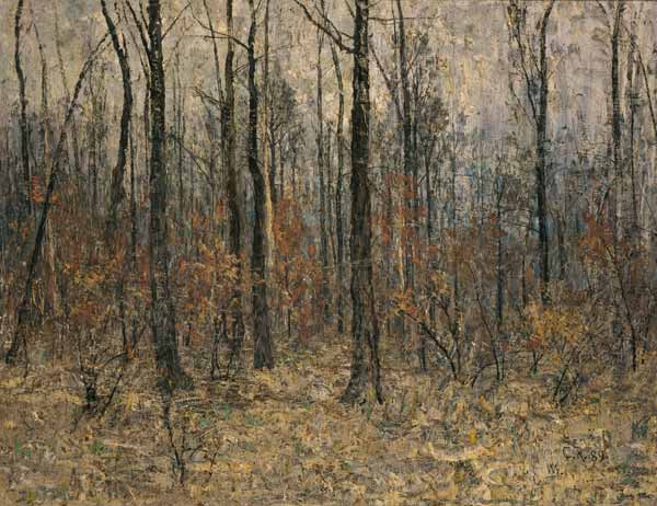 Woods inside (autumn woods) od Christian Rohlfs