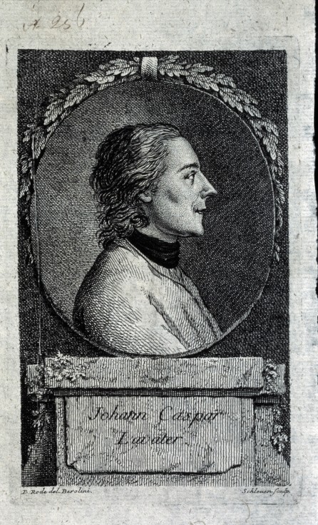 Portrait of the poet and physiognomist Johann Kaspar Lavater (1741-1801) od Christian Bernhard Rode