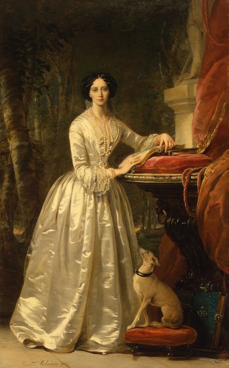 Portrait of Maria Alexandrovna (1824-1880), future Empress of Russia od Christina Robertson