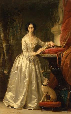 Portrait of Maria Alexandrovna (1824-1880), future Empress of Russia