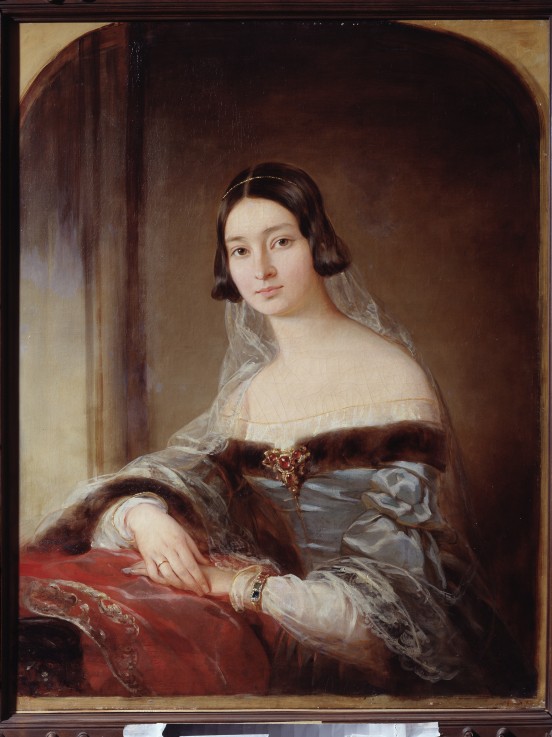 Portrait of Maria Sergeyevna Buturlina (1815—1902) od Christina Robertson