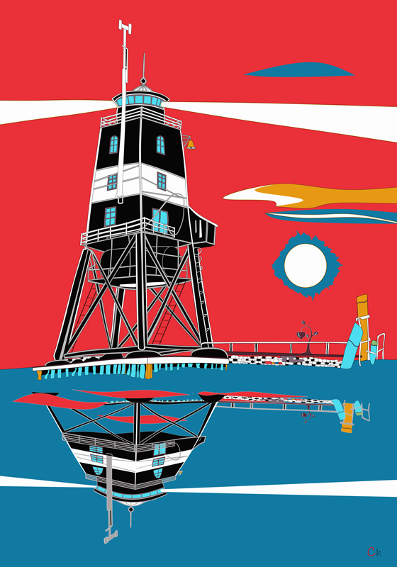 Voslapp Lighthouse od Christoph Heller