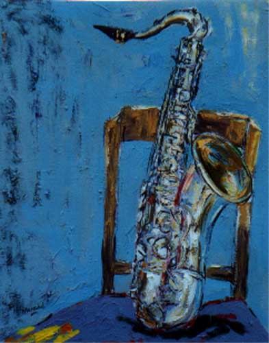 Saxophone with chair II od Christoph Menschel