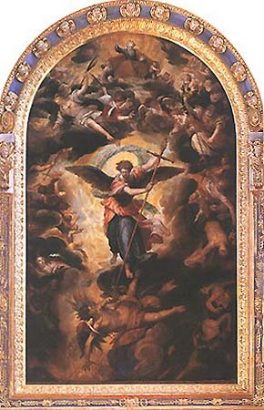 Angel fall (high altar of St. Michael) od Christoph Schwarz