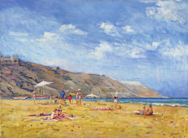 Bathers, Gozo (oil on canvas)  od Christopher  Glanville