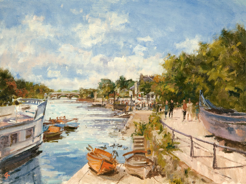 The Thames at Richmond od Christopher  Glanville