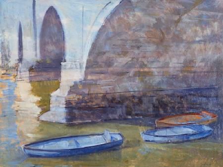 Richmond Bridge (oil on canvas) 