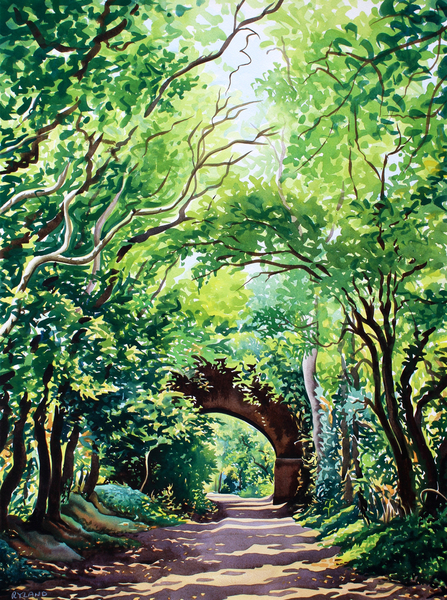 Sudbury Bridge and Trees od Christopher  Ryland
