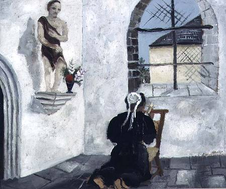 Breton Woman at Prayer od Christopher Wood