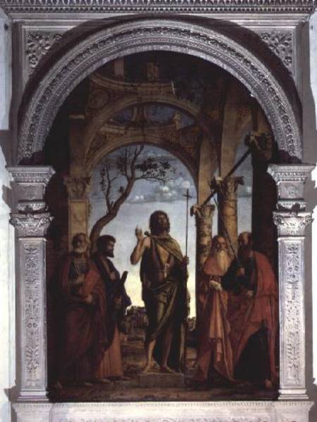 St. John the Baptist and Saints od Giovanni Battista Cima da Conegliano