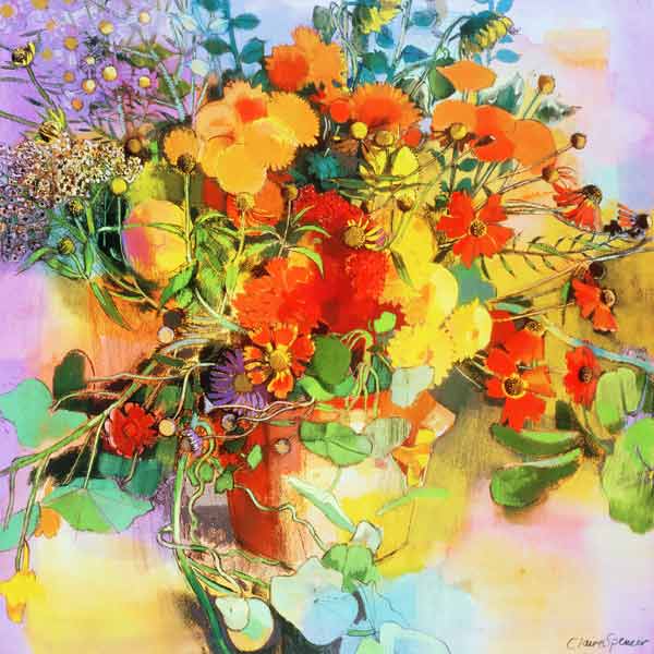 Autumn Flowers od Claire  Spencer