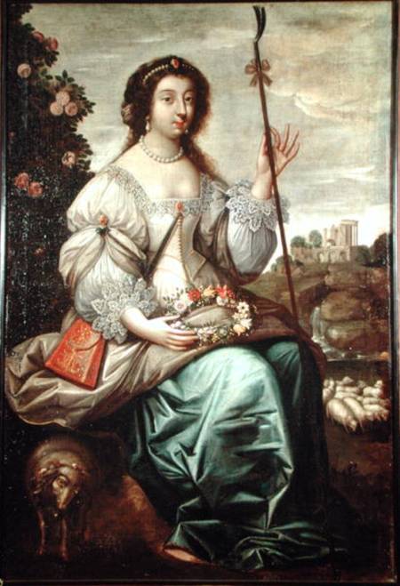 Julie d'Angennes (1607-71) as Astree od Claude Deruet