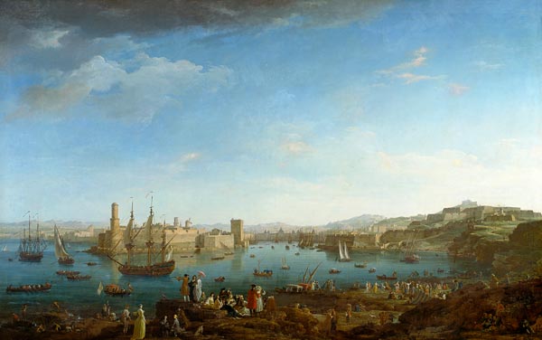 L'entrée du port de Marseille od Claude Joseph Vernet