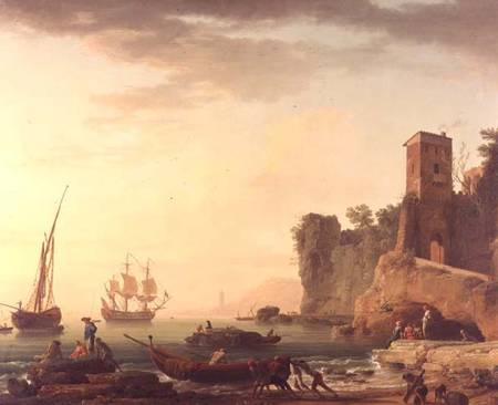 The Port of Genoa od Claude Joseph Vernet