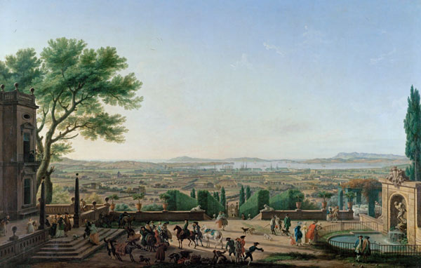 City and Port of Toulon od Claude Joseph Vernet