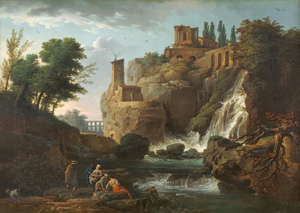 The Falls of Tivoli od Claude Joseph Vernet
