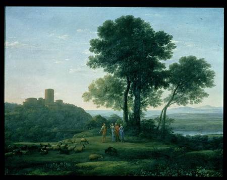 Jacob with Laban and his daughters od Claude Lorrain
