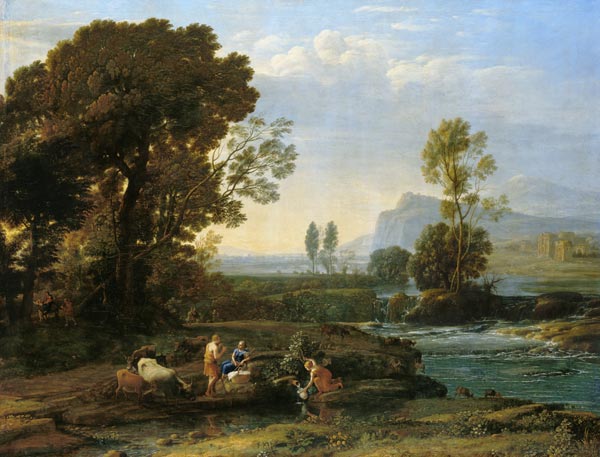 Landscape with the flight to Egypt od Claude Lorrain