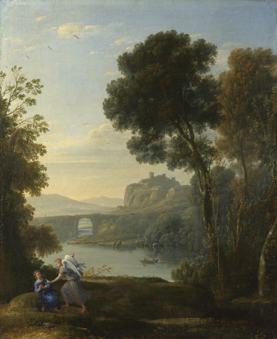 Landscape with Hagar and the Angel od Claude Lorrain