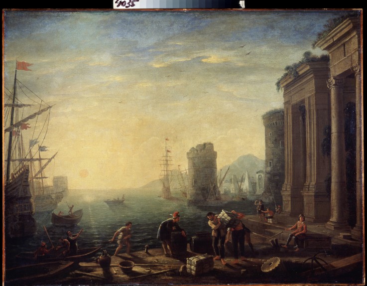 Morning in the Harbour od Claude Lorrain