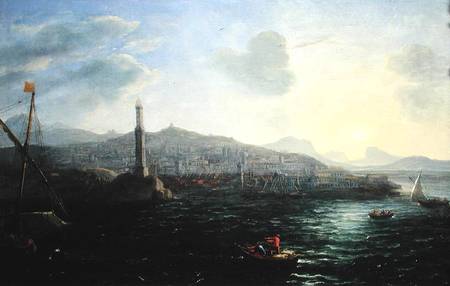 The Port of Genoa, Sea View od Claude Lorrain