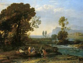 Landscape with the flight to Egypt