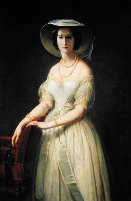 Empress Eugenie (1826-1920) od Claude-Marie Dubufe