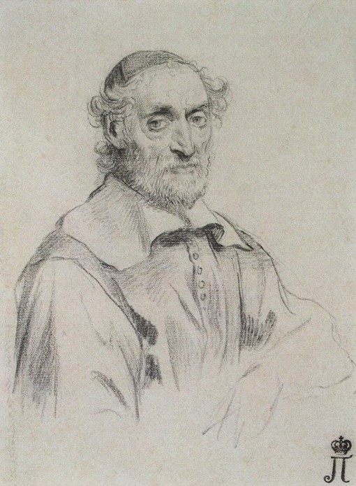 Portrait of Nicolas-Claude Fabri de Peiresc (1580-1637) od Claude Mellan