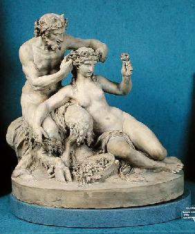 Satyr Crowning a Bacchante