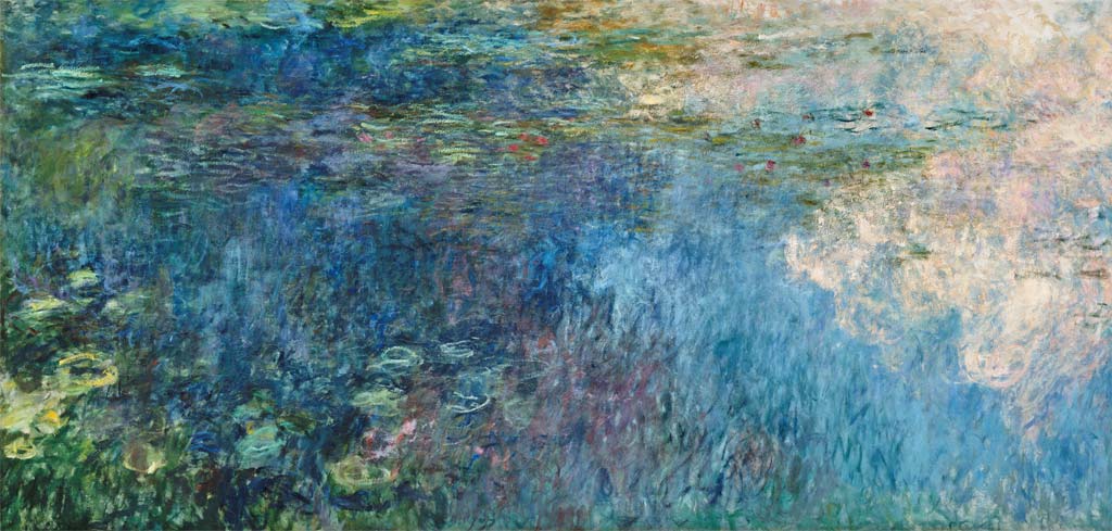 Nymphéas. Paneel C II. - Teilbild od Claude Monet