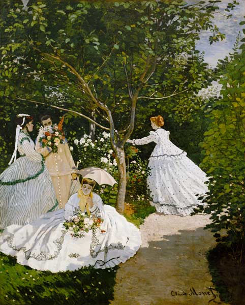 Ladies in the garden in Ville d'Avray. od Claude Monet