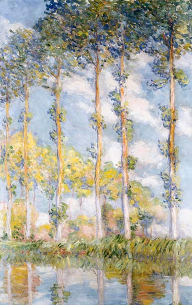 Pappeln od Claude Monet