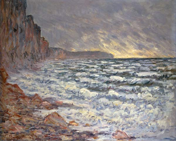 Fécamp, coastal landscape. od Claude Monet