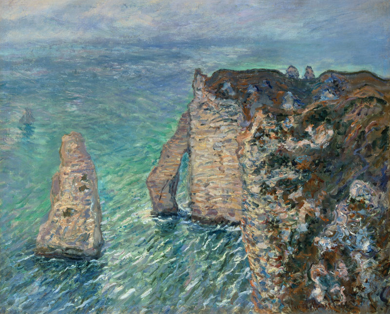 Aiguille and ports this ' Avel in Etretat. od Claude Monet