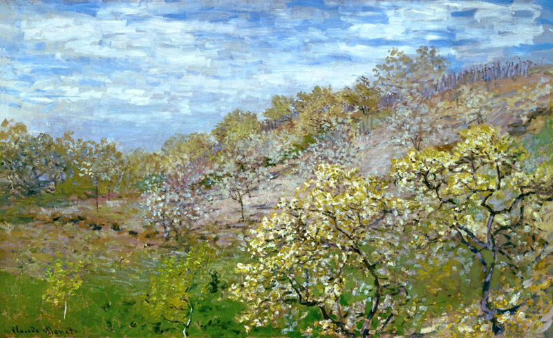 Buck into flower od Claude Monet