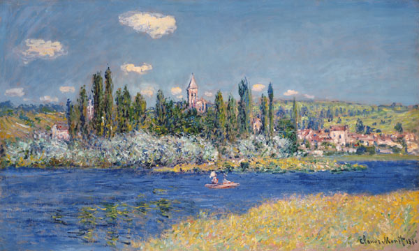 Blick auf Vetheuil od Claude Monet